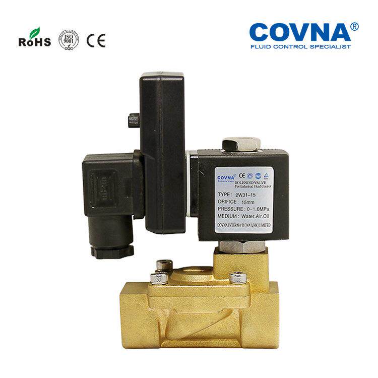 COVN自动排水电磁阀时间控制黄铜定时常闭智能定时排水