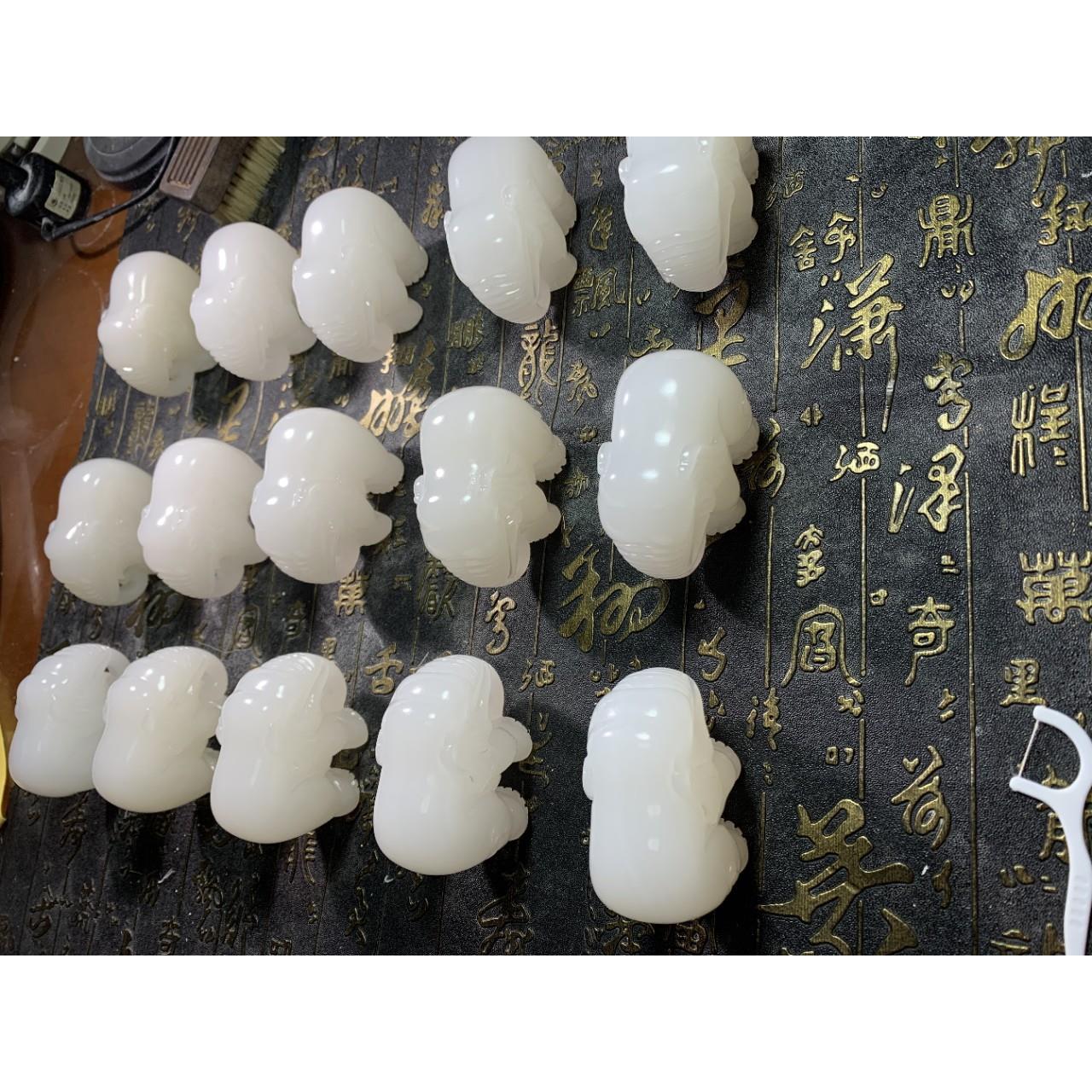 源头厂家阿富汗玉大象吊坠白玉玉石吉祥如意挂坠女款玉挂件