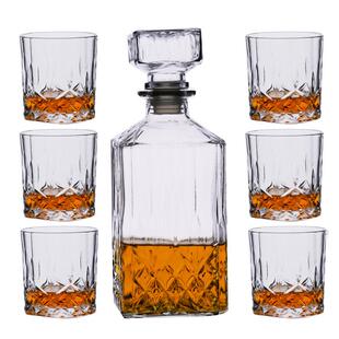 威士忌玻璃酒礼KPV盒装家居酒具珍珠棉贸外礼盒具包装玻璃酒具套