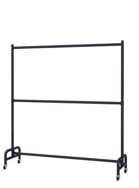 OCK服装店晾衣架展示架层服装架双单轮杆式升双降架落杆地式移动