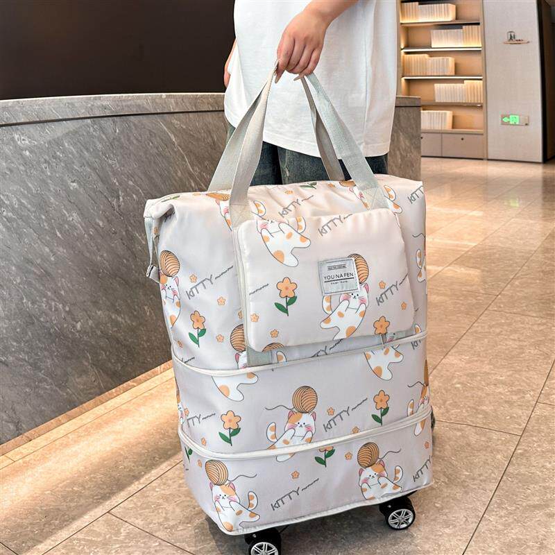 大容量旅行收纳包衣服收纳袋短途行李包衣服整理袋干湿分离旅行包