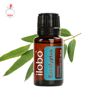 澳洲蓝桉树尤加利Eucalyptus芳疗级精油单芳植物香薰15ml ilobo