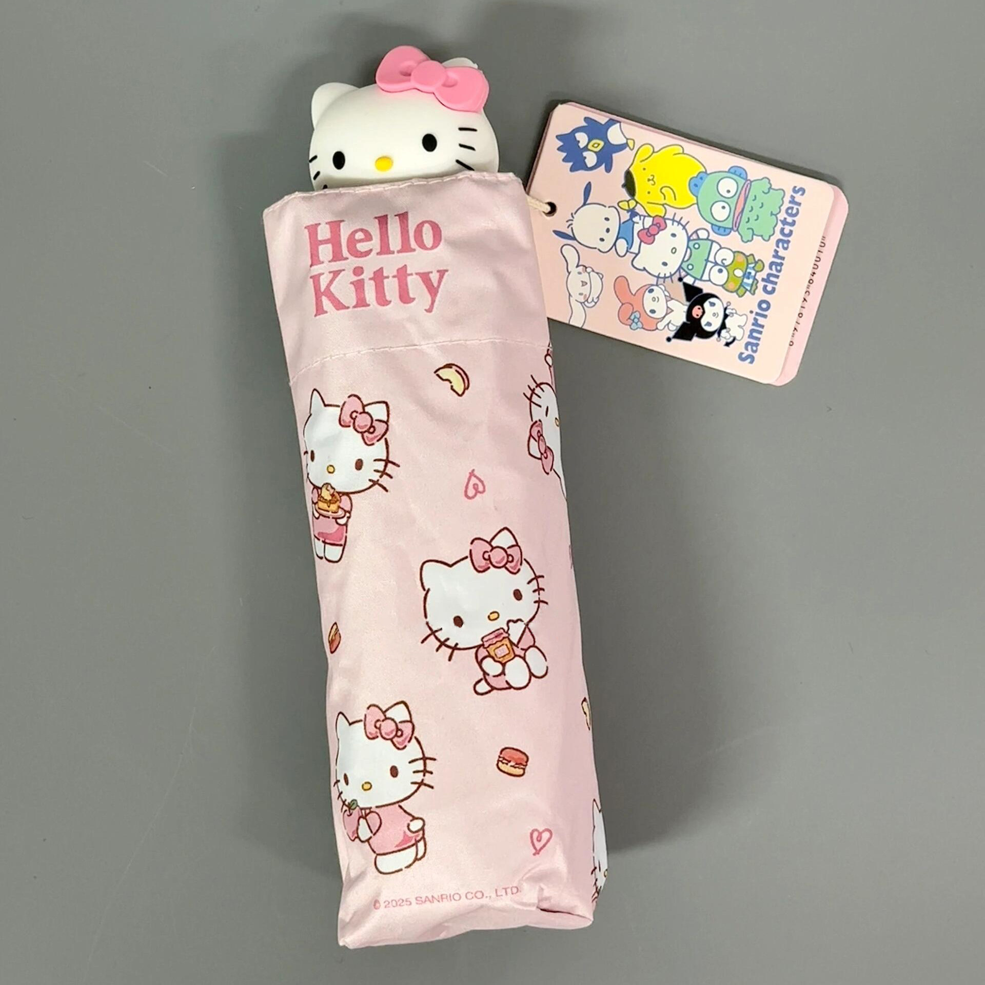 HelloKitty雨伞女晴雨两用卡通可爱防晒遮阳全自动黑胶晴雨伞