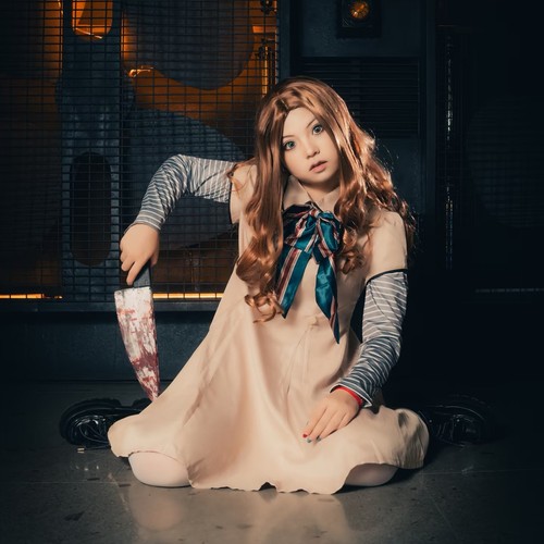 万圣节梅根cos服儿童连衣