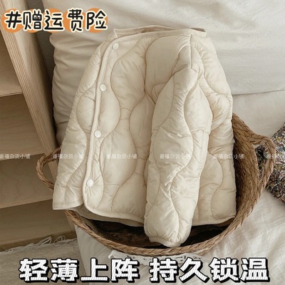 儿童校服神器冬季内搭羽绒服内胆青少年女童轻薄保暖防风内穿马甲