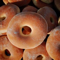 东北老式老味道杠头圈一斤六个口味微甜发面饼零食早餐