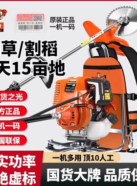 中坚伐木者割草机4231B汽油背负式四冲程二冲程小型多功能打草机