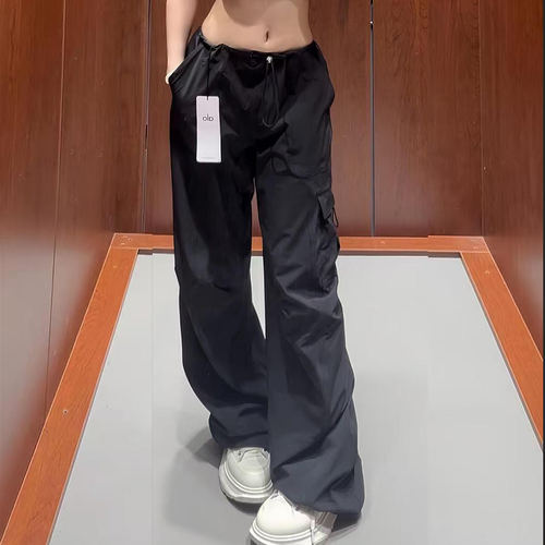 alo降落伞神裤工装裤户外阔腿裤