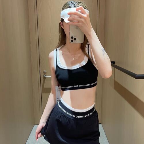 ALO假两件网球裙运动背心短裙女