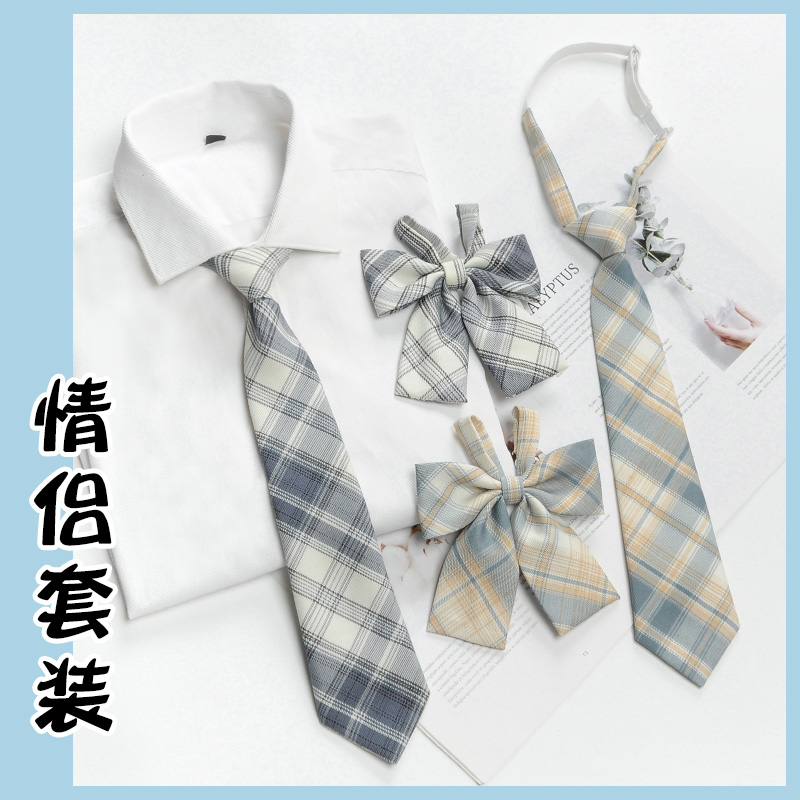 领带日系学院风免打校服领带日系