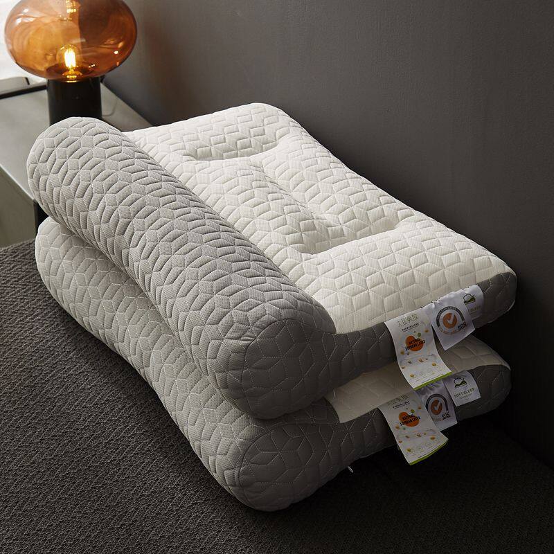 打呼噜专用枕头家用护颈椎助睡眠按摩枕单人宿舍学生枕头芯不塌陷