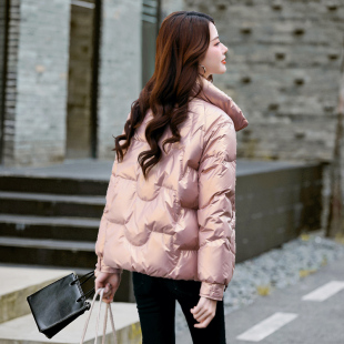 女士爆款 亮面短款 轻薄小个子冬女款 2025新款 免洗外套 羽绒服女冬季