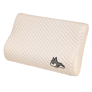 爱有美可爱夏季凉席枕头儿童记忆棉护颈椎助睡眠透气凉感学生宿舍