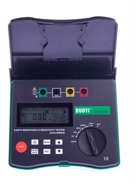 多一DY4300AB数字接地电阻测试仪测量土壤接地率0.001-200K防雷