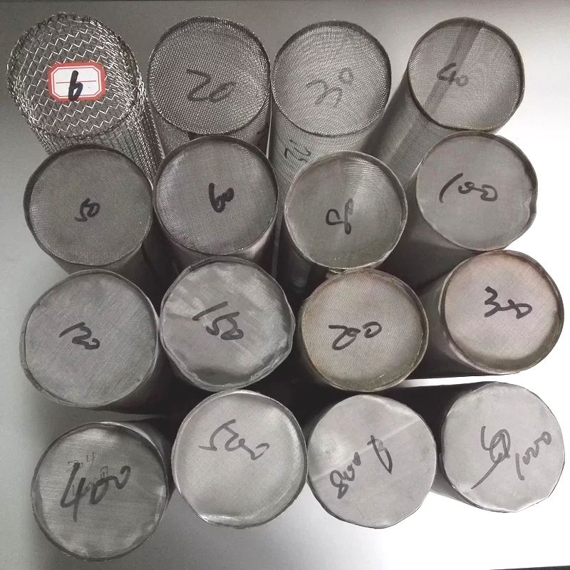 304316不锈钢过滤网丝网滤芯管道直通式过滤器设备精密滤网100目