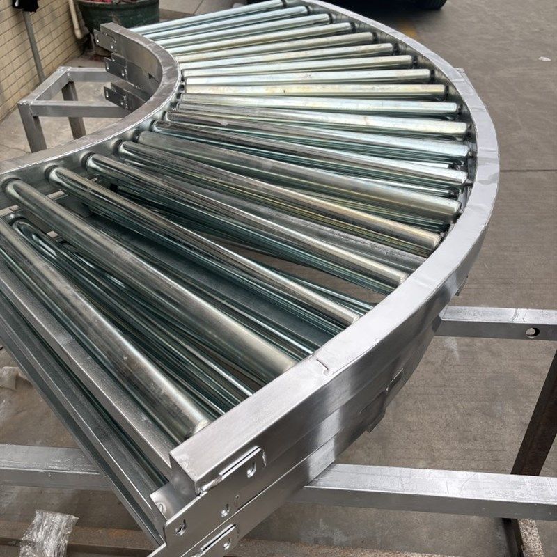 卸货神器90拐弯不锈钢镀锌管无动力滚筒输送机拐弯神器滑轮滑道,工业油品/胶粘/化学/实验室用品,实验室漏斗,淘宝优惠券,粉丝福利购,淘宝优惠卷