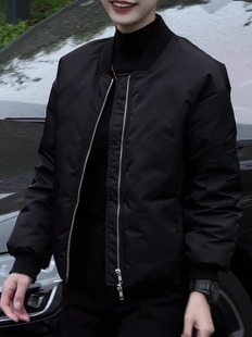 宽松显瘦保暖夹棉拉炼棉服上衣 2025新款 美式 夹克棒球服外套女冬季