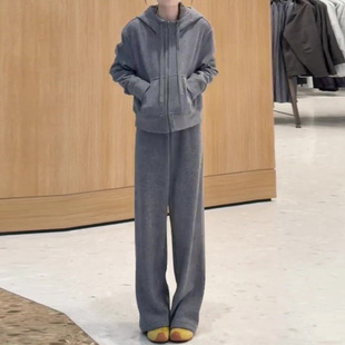 韩版连帽卫衣套装女秋冬2025年新款宽松显瘦时尚百搭运动风两件套