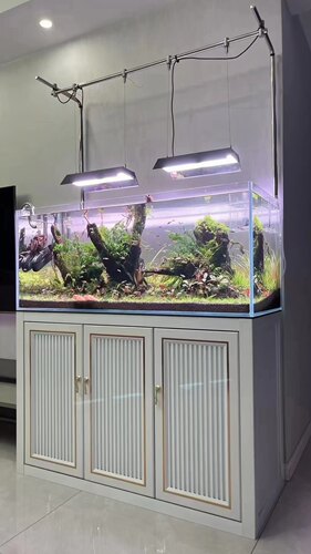 鱼缸底柜铝合金水陆缸底柜