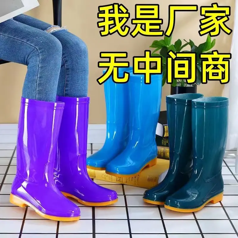 女士高筒加绒保暖可拆洗厚底耐磨