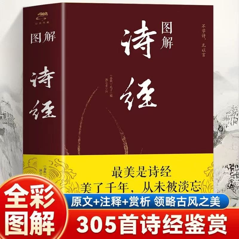 图解诗经 千年从未被忘记 中华传统文化古典文学诗词阅读书籍