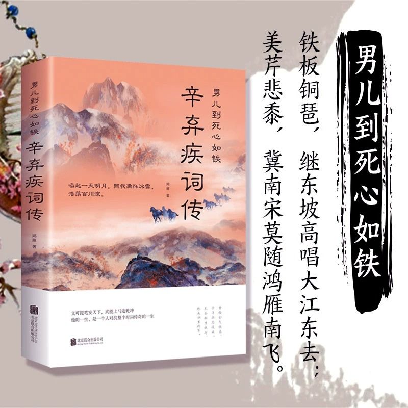 辛弃疾词传 中国古代诗词文学经典诗人传记浪漫古典行推荐阅读书籍
