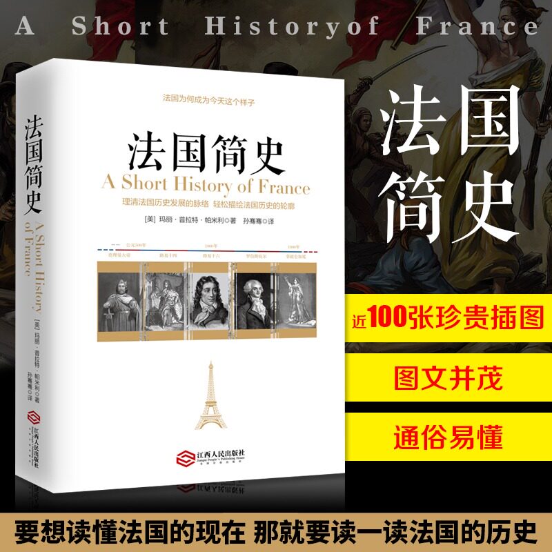 法国简史 法国历史法国史高卢战记凡尔登战役 路易十四十六拿破仑欧洲史世界通史欧洲历史书籍历史知识读物