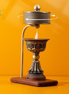 电子酥油灯充电供奉灯火转转轮