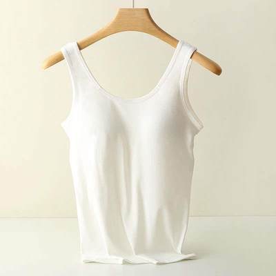 Modal camisole for women with breast pads and one-piece