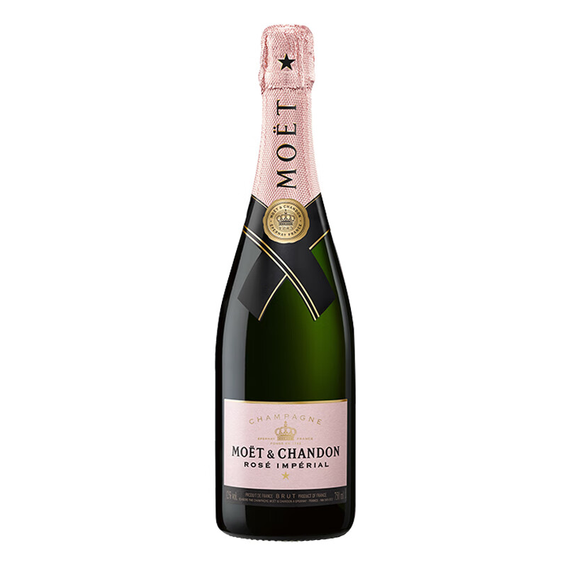 酩悦粉红桃红玫瑰香槟Moet Chandon法国进口生日礼物派对750ml