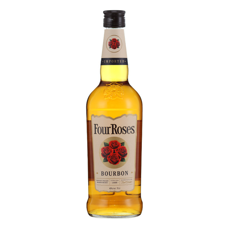 四玫瑰威士忌 Four Roses Whisky 肯塔基波本进口洋酒基酒700ml