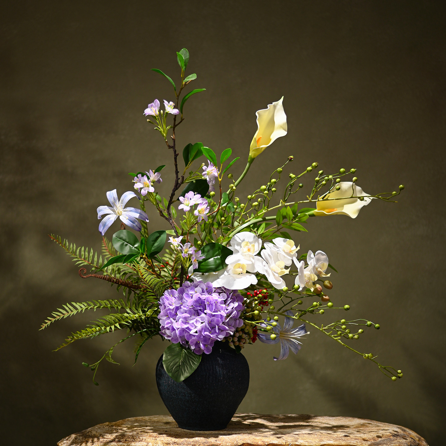 餐桌新中式花艺客厅仿真花空调顶装饰花卧室床头柜摆设酒店假花,家居饰品,餐桌花艺,淘宝优惠券,粉丝福利购,淘宝优惠卷