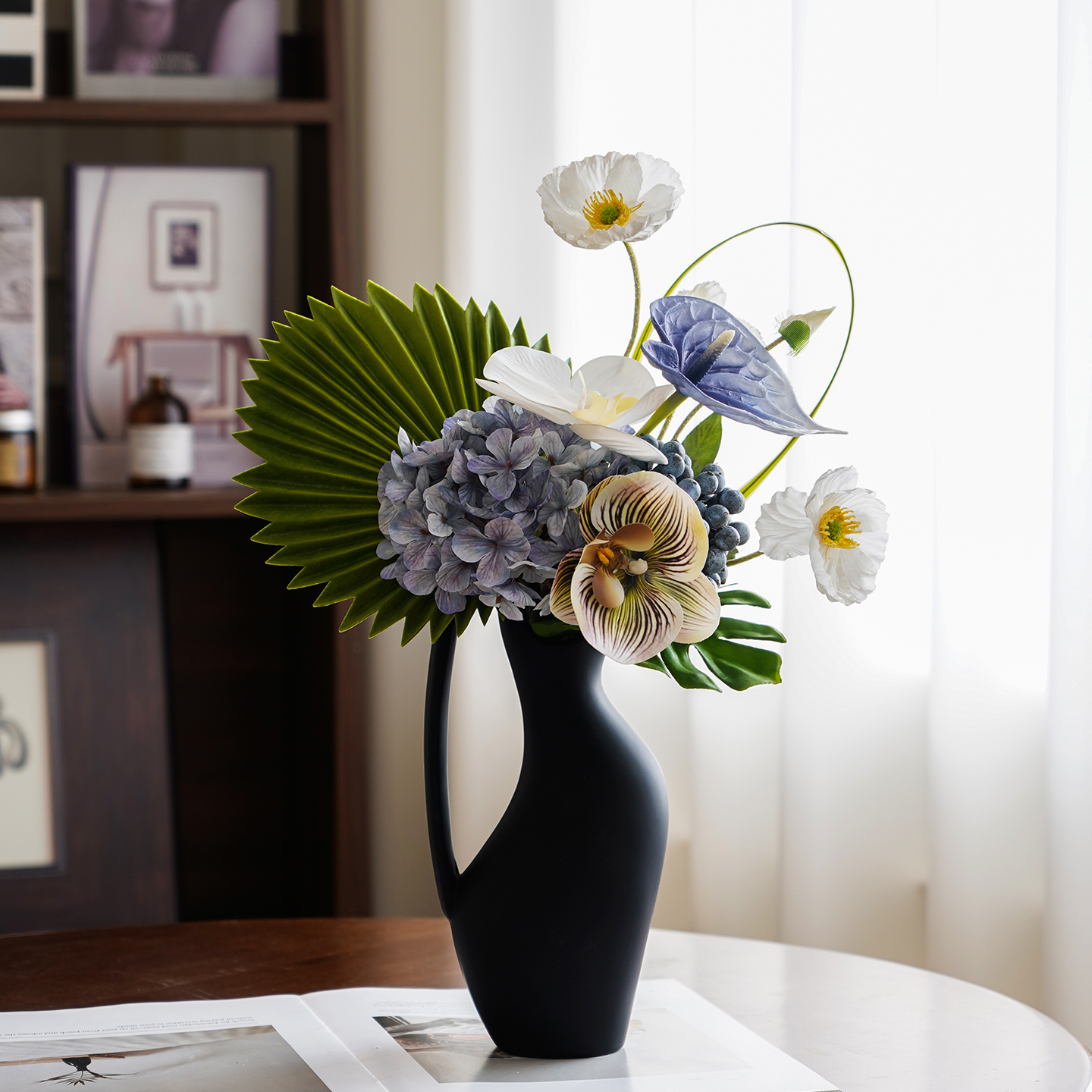 侘寂风禅意日式仿真花艺