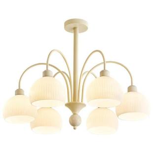 法式 奶油440客厅吊灯现简治约网风红愈系卧室灯创意代小清新餐厅