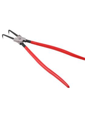 大型卡簧钳工业级18寸孔用弯嘴内弯孔弯挡圈钳多功能胶柄卡环钳