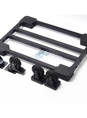 音塑料乌龟轮拼静接拉货车家用四拉快HJB006递平板车移动工具车车