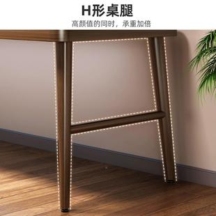 实木629书桌电桌学生写桌双人学习桌全橡胶木家字用办公桌子脑工