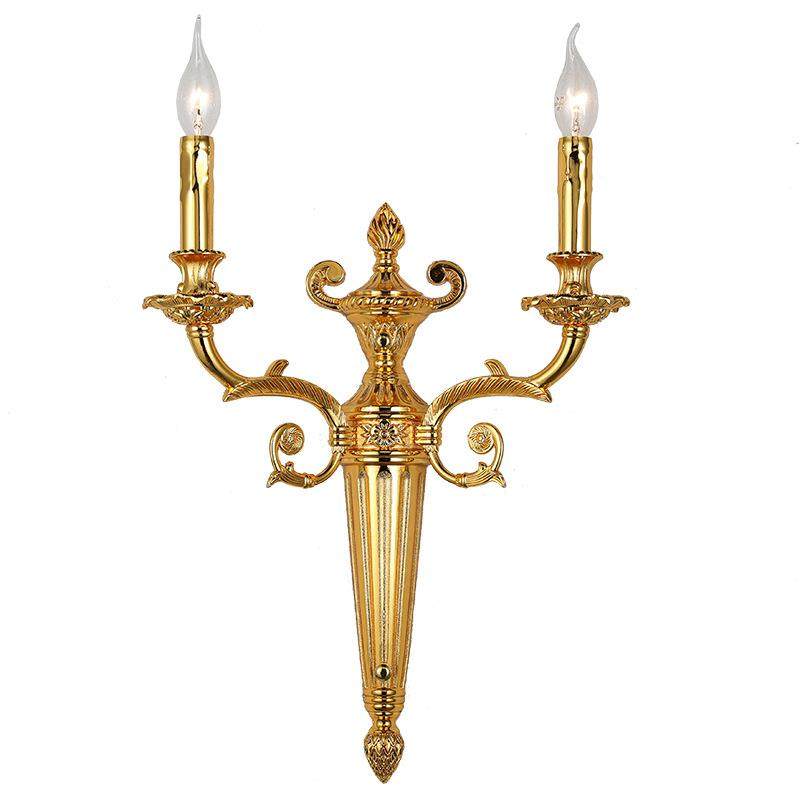 欧客厅锌合金壁灯创意复古餐厅K壁TV过158走廊道墙大式气别墅灯具