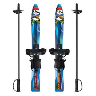 初SB-SKI-0级滑外雪双板雪杖儿童塑料滑雪板雪含上休闲运动用户品
