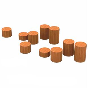 梨幼儿园儿童感统运动材攀爬架器黄花景木平HGW衡木梅花桩走墩观