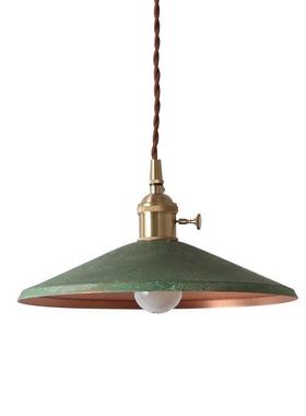 美式复工业风手工做旧北黄古铜餐厅吊灯欧波西米77075亚村家居咖