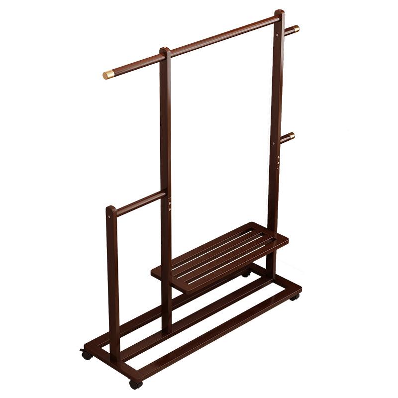 简衣帽架家用卧室落地可移0001动挂衣架阳晾台置收纳衣架多易功能