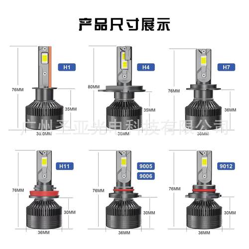 工厂直销汽车高亮H120w三铜管前大灯远11/H/H4近一体7改装车灯