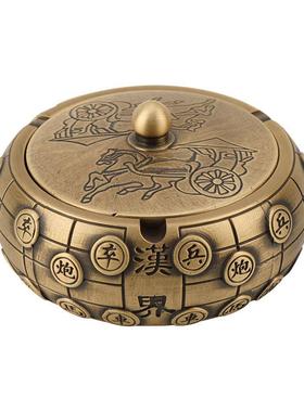 铜灰缸象棋烟灰烟103铜铜竹节烟缸灰缸