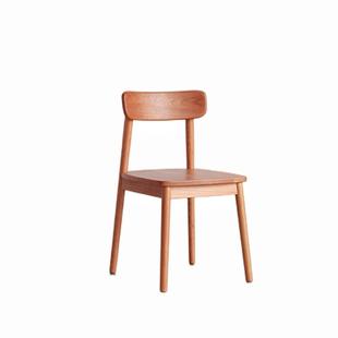 656樱桃木子餐北椅欧全实木书桌椅带靠背设计日式 纯家实木椅家用