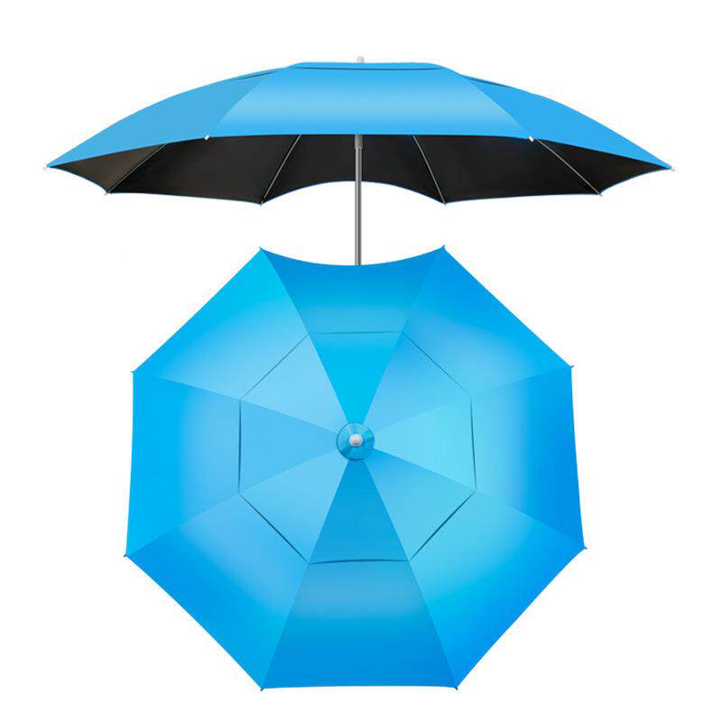 厂家户钓外钓鱼伞鱼伞2万.4米2.2米沙滩伞向防晒折叠雨垂钓伞台钓