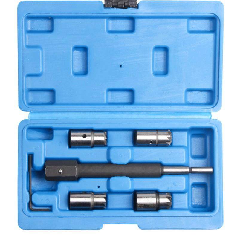 厂家直供柴油喷油嘴底座清理工具清理铰刀喷油嘴座修护组清除工具