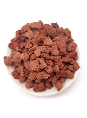 火山石厂家供应园艺铺面水处理红色火山岩颗粒承接工程单