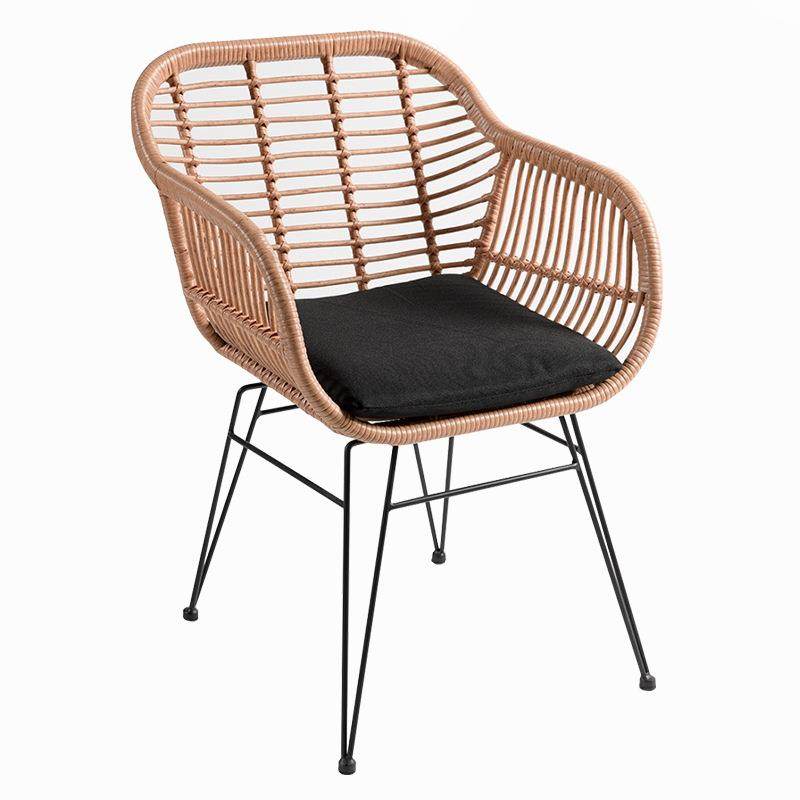 ins藤椅户外阳台三件套家用铁艺藤编休闲椅子实木桌庭院简约手工,商业/办公家具,商用藤编家具,淘宝优惠券,粉丝福利购,淘宝优惠卷