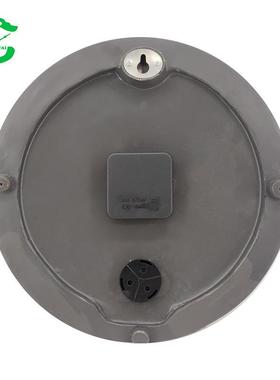 12寸户外创YT15428意防水花园欧式温度计树脂带挂钟